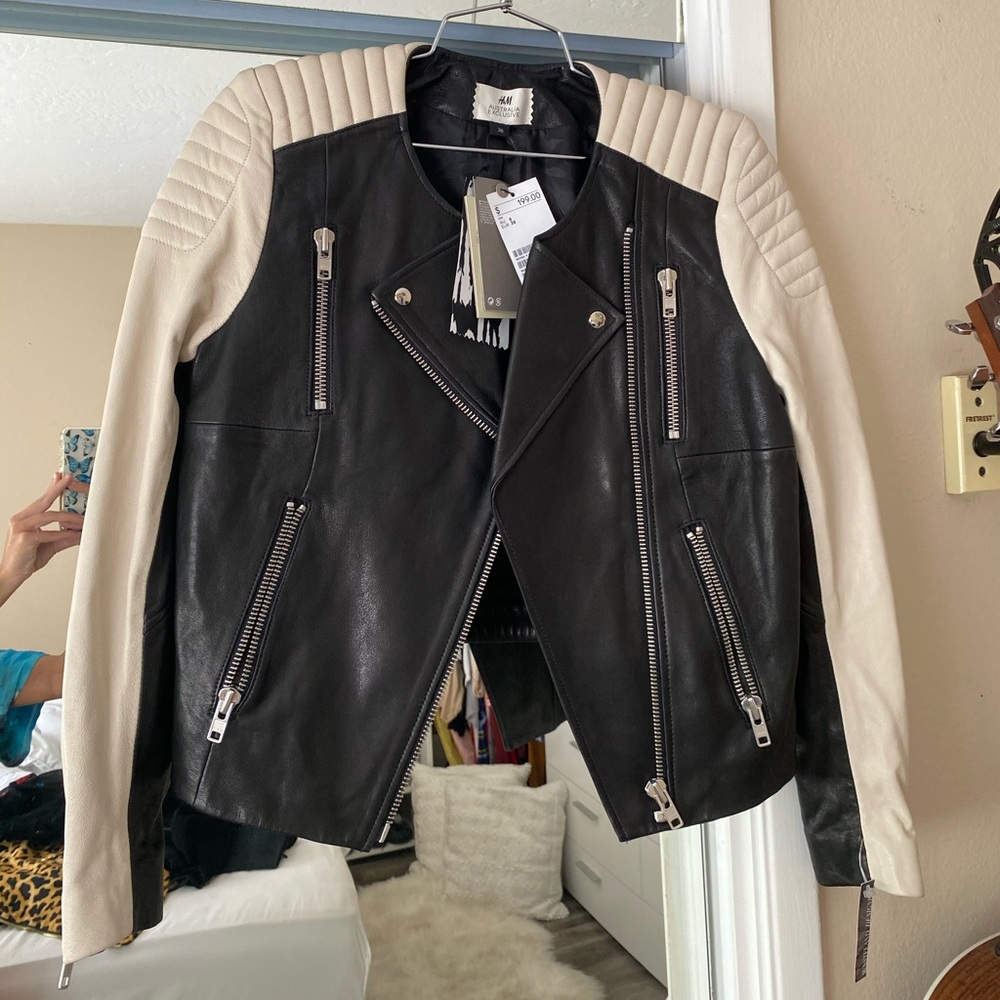 NWT H&M Australian Leather Jacket